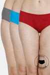Zivame Low Rise Full Coverage Hipster Panty (Pack of 3) - Multicolor — thumbnail 1